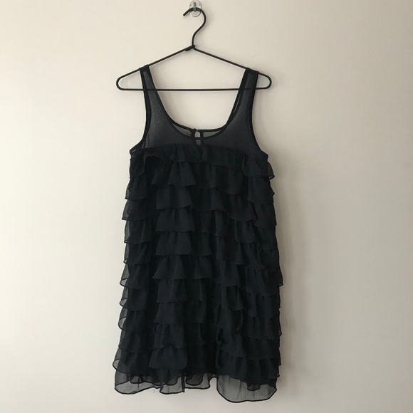 Aerie LBD ruffle dress - Picture 3 of 7
